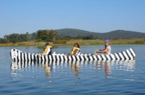 Debbie canoeing